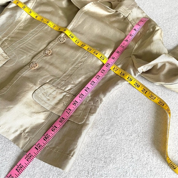 Orwell Gold Luster Fitted Designer Jacket, size 10 - Picture 10 of 10